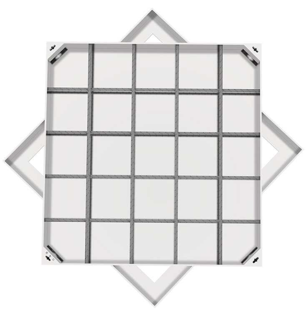 平果不锈钢方井展示